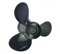 ZHEYDAHOU Outboard Aluminum Alloy Propeller 9.9X9,9.9X10,9.9X11,9.9X12,9.9X13,9.9X14 10 Tooth/Spline Compatible With Tohatsu 25-30HP(9.9X9)