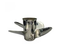 ZHEYDAHOU Outboard Motor 40/48/50/55/60 HP 13 Teeth 4 Blades Stainless Steel Propeller 10 5/8x11 10 5/8x12 Compatible With Yamaha(10-5-8X12)