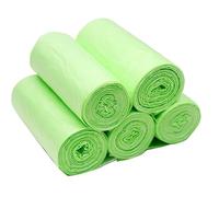 ZHEZHE 120PCS, Trash bags 6L/1.2Gallon small Garbage bags，food waste bags，small bin bags，Recycled,Tough, degradable