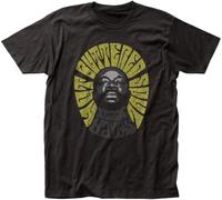 ZHFCNUKC Isaac Hayes Hot Buttered Soul Fitted Jersey T-Shirt Black