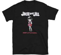 ZHFCNUKC Jack Off Jill Daddy’S Little Cannibal Explicit Riot Goth Band T-Shirt Black
