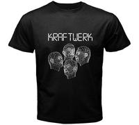 ZHFCNUKC Kraftwerk Human Robots Electronic Band Men's Black T-Shirt Size S to 3XL