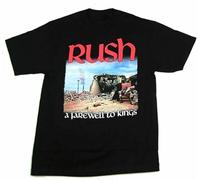 ZHFCNUKC Men's Rush A Farewell to Kings T Shirt Black L
