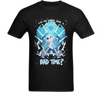 ZHFCNUKC Men's Undertale Sans Do You Wanna Have A Bad Time Tshirt Black