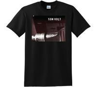 ZHFCNUKC Son Volt T Shirt Trace Vinyl cd Cover Small Medium Large or XL Black