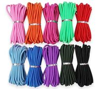 ZHFMLY 4mm Assorted Elastic Cord 150ft Round Shock Bungee Stretch Rope