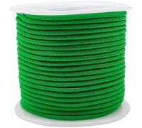 ZHFMLY Green Elastic Beaded Cords 2mm 2/25 inch Elastic Cord String for Bracelets,Small Bungee Shock Cord for DIY Crafts, Beading and Sewing 48ft(ZH172)