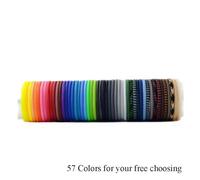 ZHFSWLKW 57Colors 4mm Round Tight Braided PET Expandable Sleeving Cable Wire Sheath-10m(Blueness)