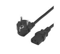 ZHFSWLKW Power Cable IEC C13 Extened 1.2m .5m 2.9m AC Supply Extension Cord For PC Computer LG TV Monitor Laptop(1.5m)