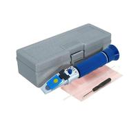 ZHGFXIN Aluminum Alloy Salinity Tester For Saltwater Tanks Accurate Salinity Refractometer With Temperature Compensation Aluminum Alloy Seawater Refractometer