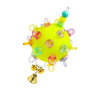 ZHGFXIN Chewable Parrot Activity Ball Cage Hanging Chew Toy For Various Size Bird Curiosity Development Birds Training Accessory Bird Training Toy