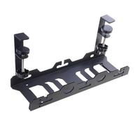 ZHGFXIN Efficient Cable Management Rack Retractable Wire Tidy Rack Under Desk Wires Organizer Metal Power Strips Tray For Office Cable Management