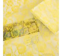 ZHGFXIN Floral Lace Fabric Dress Ribbon Trim 150cm Width Ribbon Curtain Accessory For Wedding Dress Sewing Project Rose