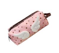 ZHGFXIN High Capacity Pencil Case with Handle Plush Pen Pouches Pencil Bag for Student Women School Office Travel Use 20x7.5cm Candy Color Cosmetic Bag