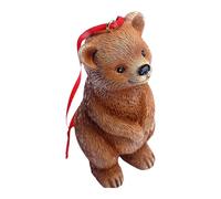ZHGFXIN Lovely Bear Decoration For Plant Decoration Permanent Rosin Outdoor Suspended Deck Decorative Bear Charm Rosin