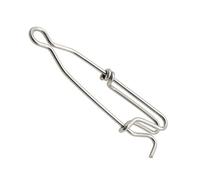 ZHGFXIN Tackle Baits Clip Branch Hanger Stainless Fishing Line Clips Connectors Tackle Long Line Clip Trolling Connector