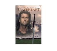 ZHGOOVT Braveheart Vintage Aesthetic Movie And Amazing TV Series Canvas Poster Wall Art Decorative Painting Bedroom Painting Posters 20x30inch(50x75cm) Unframe-style