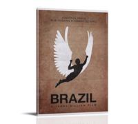 ZHGOOVT Brazil Vintage Aesthetic Movie And Amazing TV Series Canvas Poster Wall Art Decorative Painting Bedroom Painting Posters 20x30inch(50x75cm) Frame-style