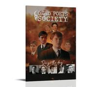 ZHGOOVT Dead Poets Society Vintage Aesthetic Movie And Amazing TV Series Canvas Poster Wall Art Decorative Painting Bedroom Painting Posters 16x24inch(40x60cm) Frame-style