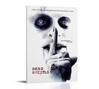 ZHGOOVT Dead Silence Vintage Aesthetic Movie And Amazing TV Series Canvas Poster Wall Art Decorative Painting Bedroom Painting Posters 12x18inch(30x45cm) Frame-style