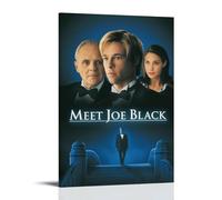 ZHGOOVT Meet Joe Black Vintage Aesthetic Movie And Amazing TV Series Canvas Poster Wall Art Decorative Painting Bedroom Painting Posters 16x24inch(40x60cm) Frame-style