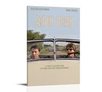 ZHGOOVT Rain Man Vintage Aesthetic Movie And Amazing TV Series Canvas Poster Wall Art Decorative Painting Bedroom Painting Posters 16x24inch(40x60cm) Frame-style