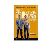 ZHGOOVT The Nice Guys Vintage Aesthetic Movie And Amazing TV Series Canvas Poster Wall Art Decorative Painting Bedroom Painting Posters 12x18inch(30x45cm) Unframe-style