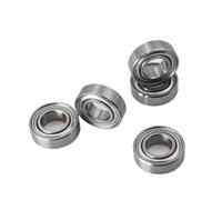ZHGUIMING 10/100pcs 5 * 10 * 3 mm MR105 W3 ZZ 5 10 3 Bearing Inner Diameter 5mm Metal Shielded Miniature Ball Bearings(10Pcs)