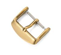 ZHGUIMING 10/12/14/16/18/20/22/24mm Watchbands Buckle Stainless Steel Pin Clasp Watch Accessories Leather Band Strap Watch Buckle(20mm G)