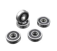 ZHGUIMING 10pcs 100pcs 608 606 607 609 625 626 627 628 2RS DDU Bearings Bore 5mm 6mm 7mm 8mm 9mm Roller Wheel Lubricated Sealed Bearing(609 2RS Premium,100Pcs)