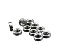 ZHGUIMING 10pcs MR52 MR62 MR72 MR63 MR93 MR74 MR84 MR104 MR85 MR95 MR105 MR115 MR106 MR126 MR117 MR137 ZZ Miniature Bearing Ball Bearings(MR128 ZZ 8x12x3.5mm)