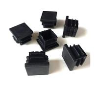 ZHGUIMING 10Pcs Square Chair Leg Caps Plastic Black Blanking End Cap Protector Pad Furniture Accessories10/15/19/20/22/25/30/35/40/50mm(I-30x30mm)