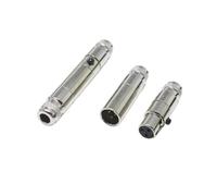 ZHGUIMING 1Pcs 3 4 5 6 Pins Mini XLR Male Plug/Female Socket Metal Audio Microphone DIY MIC Connector Adapter for Cable Soldering(Female,6Pin)