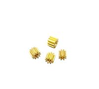 ZHGUIMING 1PCS 7T 8T 9T 10T 11T 12T 13T 14T 16T 18T Teeth 0.4M Metal Pinion Gear Brass for 1mm 1.5mm 2mm Shaft Size Motors Pinion(16T 1.98mm Hole)