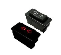 ZHGUIMING 1Pcs Car Window Lifter Switch With Lamp 5 Pin Power Window Switch DC 12V / 24V 20A For Car Button Switch Accessories(A)