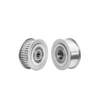 ZHGUIMING 1pcs HTD 5M 20T/24T/25T/30 Teeth Idler Pulley Tensioner Wheel Bore 5-15mm with Bearing Guide Synchronous Pulley Width 16/21/27mm(5mm,20 TEETH_16MM(TOOTHED))