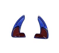 ZHGUIMING 2pcs/lot ABS Steering Wheel Shift Paddles Extended Decoration Trim For SRT Paddle Shifters Accessories(Pearl Blue)