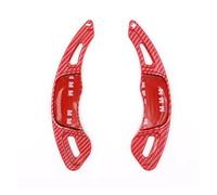 ZHGUIMING 2pcs/lot Carbon Fiber Car Steering Wheel Shift Paddle Extension Shifters For VW 7 Mk7 R-Line GTI 2013-2017 2018(Carbon Red)