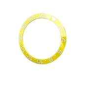 ZHGUIMING 38mm Blue Luminous Sloped Ceramic Bezel Insert Ring Inner Diameter 30.5mm Fit Men Mechanical Watch Replacement Repair Parts(A9 Ceramic)