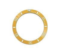 ZHGUIMING 38mm Curved Ceramics Bezel Insert Fits SKX007 SKX009 SRPD Watch Case NH35 NH36 Movement Bezel Insert Ring Men Watch Parts(A)