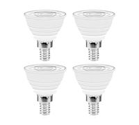ZHGUIMING 4-Piece GU10 LED Light Bulb 5W Track Spotlight Recessed Lighting Living Room Bedroom Kitchen Bathroom Light =50W(E14 220-240V,WHITE 6000K_NON-DIMMABLE)
