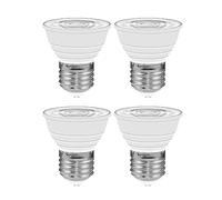 ZHGUIMING 4-Piece GU10 LED Light Bulb 5W Track Spotlight Recessed Lighting Living Room Bedroom Kitchen Bathroom Light =50W(E27 220-240V,WHITE 6000K_NON-DIMMABLE)