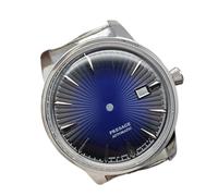 ZHGUIMING 40mm Men's Watch Case 35mm Dial NH35 Silver Rose Bubble Crystal Case Watch Replacement Accessory for NH35 NH36 / NH38 Movement(749-13 Silvery case)