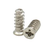 ZHGUIMING 50PCS KB Computer PC Case Cooling Fan Mount Screw Heat Dissipation Screws Fixer M5*8mm M5*10mm M5*12mm(Nickel Plated,M5x 8mm (50pcs))