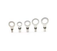 ZHGUIMING 50Pcs RNB Copper Nose Cold Pressed Bare Wiring Terminal RNB1.25/2/3.5/5.5-3.2-4-5-6 Connector(RNB2-3.2(50PCS))