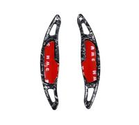 ZHGUIMING Car Steering Wheel Carbon Fiber Forged Gear Shift Shifter Extension for H6 2020 2021 2022 Paddle Shifter Car-styling(2pcs forged pattern)