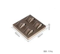 ZHGUIMING Finest Brown Pu Leather Watch Stand Jewelry Display Stand Creative Household Storage Rack Watch Stand Jewelry Display Props(FD)