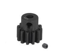 ZHGUIMING M0.8 3.175mm Hardened Steel Metal Pinion 10T 11T 12T 13T 14T 15T 16T 17T 18T 19T 20T 21T Motor Gear for 1/10 RC Car(12T)