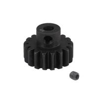 ZHGUIMING M0.8 3.175mm Hardened Steel Metal Pinion 10T 11T 12T 13T 14T 15T 16T 17T 18T 19T 20T 21T Motor Gear for 1/10 RC Car(17T)