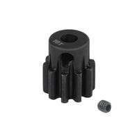 ZHGUIMING M0.8 3.175mm Hardened Steel Metal Pinion 10T 11T 12T 13T 14T 15T 16T 17T 18T 19T 20T 21T Motor Gear for 1/10 RC Car(10T)